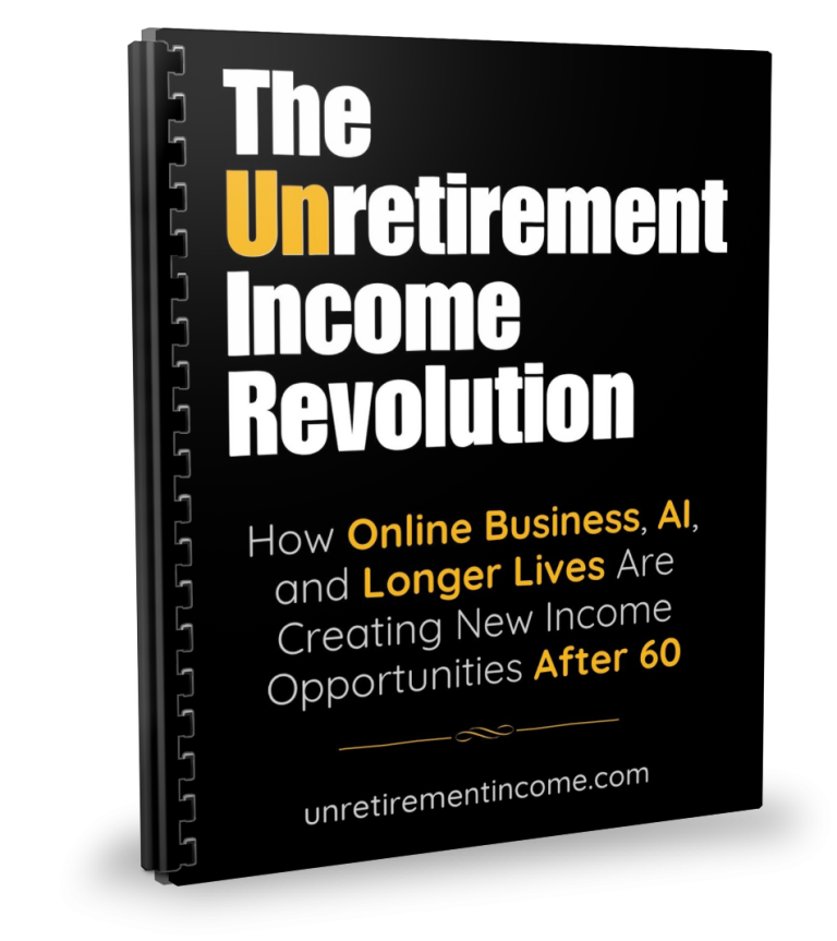 The Unretirement Income Revolution — free guide cover